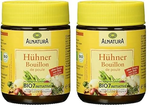 Alnatura Bio Hühnerbrühe, 140g (Packung mit 2) von Alnatura