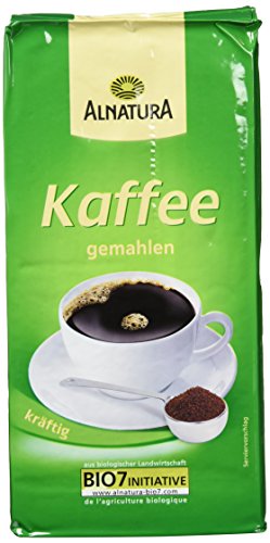 Alnatura Bio Kaffee, gemahlen, 3er Pack (3 x 500 g) von Alnatura