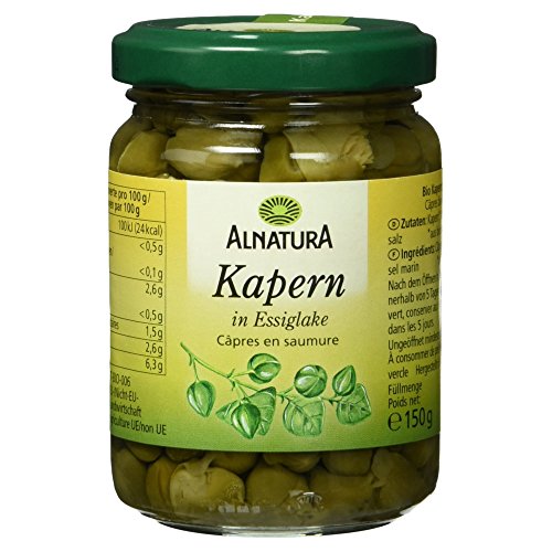 Alnatura Bio Kapern in Essiglake, 150g (Abtropgewicht - 90g) von Alnatura