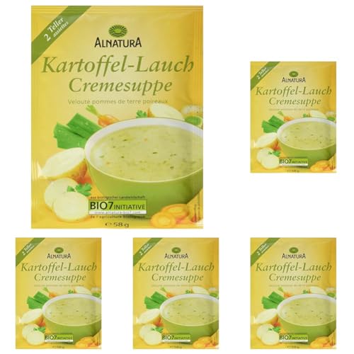 Alnatura Bio Kartoffel-Lauch-Suppe, 58g (Packung mit 5) von Alnatura