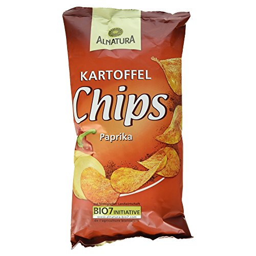 Alnatura Bio Kartoffelchips Paprika, 6er Pack (6 x 125 g) von Alnatura