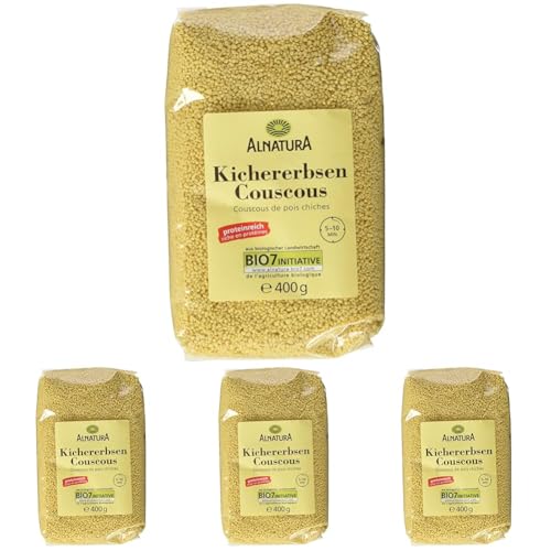 Alnatura Bio Kichererbsen-Couscous, 400g (Packung mit 4) von Alnatura