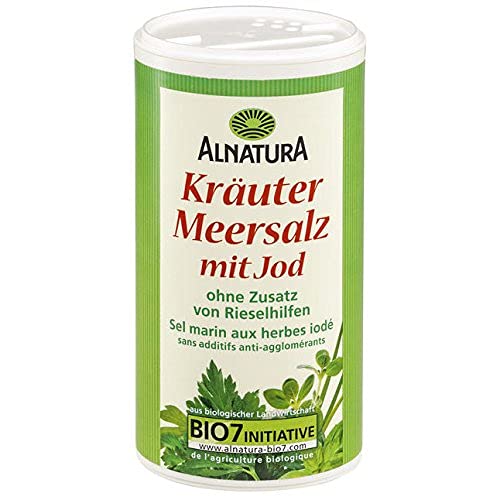 Alnatura Bio Kräuter-Meersalz, 6er Pack (6 x 200 g) von Alnatura