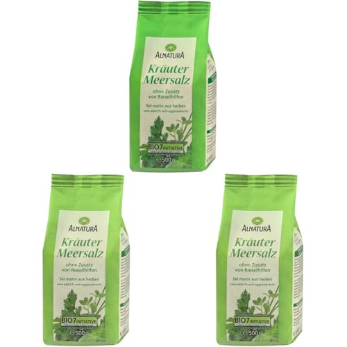 Alnatura Bio Kräutersalz, 500g (Packung mit 3) von Alnatura