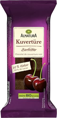 Alnatura Bio Kuvertüre Zartbitter, 5er Pack (5 x 150 g) von Alnatura