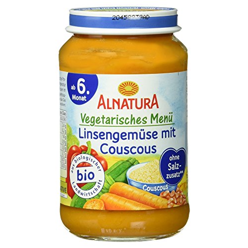 Alnatura Bio Linsengemüse mit Couscous (ab 6. Monat), 190 g von Alnatura