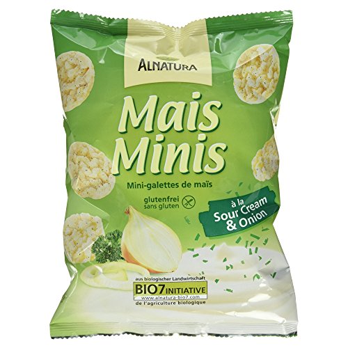 Alnatura Bio Mais Minis á la Sour Cream und Onion, 50g von Alnatura