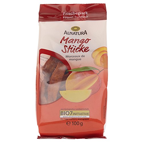 Alnatura Bio Mangostücke Getrocknet, 100g von Alnatura