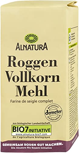 Alnatura Bio Mehl Roggen-Vollkorn, 1 kg von Alnatura