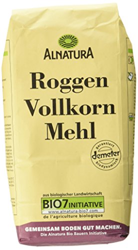 Alnatura Bio Mehl Roggen-Vollkorn, 1.00 kg von Alnatura