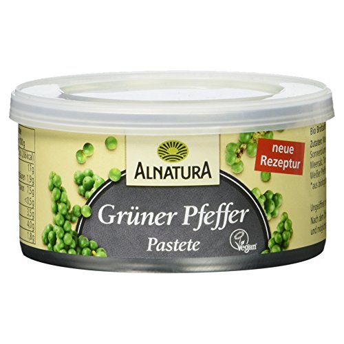 Alnatura Bio Pastete Grüner Pfeffer, vegan (1 x 125 g) von Alnatura