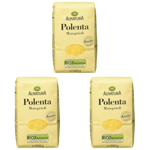 Alnatura Bio Polenta, 500g (Packung mit 3) von Alnatura