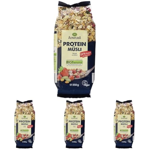 Alnatura Bio Protein-Müsli, 350g (Packung mit 4) von Alnatura