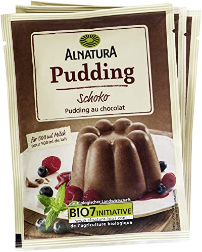 Alnatura Bio Pudding Schoko, 3 Beutel, 138g von Alnatura