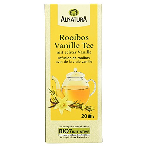 Alnatura Bio Rooibos Vanille Tee mit echter Vanille, 20 Beutel, 30g von Alnatura