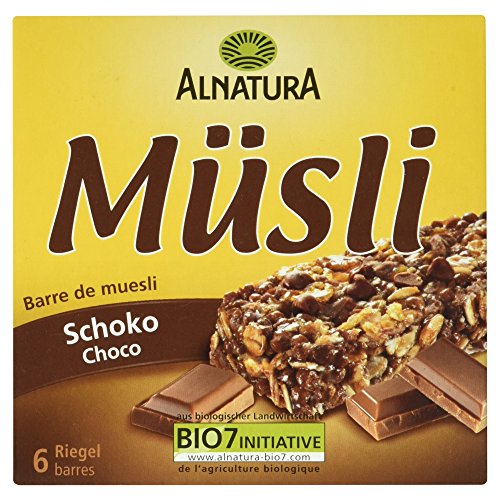 Alnatura Bio Schoko Müsli-Riegel, 6 Stück, 150g von Alnatura