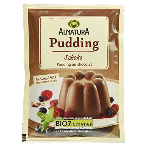 Alnatura Bio Schokopudding, glutenfrei, vegan, 5er Pack (5 x 138 g) von Alnatura