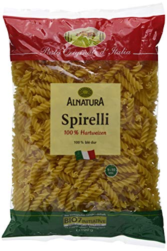 Alnatura Bio Spirelli Semolato, vegan, 6er Pack (6 x 500 g) von Alnatura