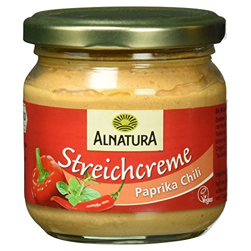 Alnatura Bio Streichcreme Paprika-Chili, 6er Pack (6 x 180 g) von Alnatura