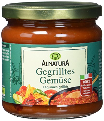 Alnatura Bio Tomatensauce Gegrilltes Gemüse, 6er Pack (6 x 350 ml) von Alnatura