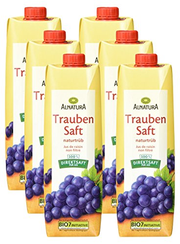 Alnatura Bio Traubensaft (6 x 1 l) von Alnatura