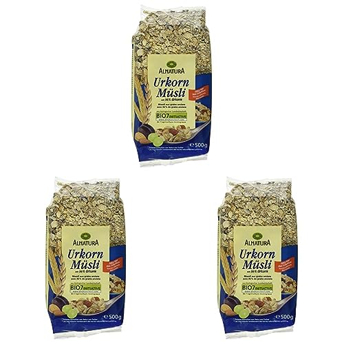 Alnatura Bio Urkorn-Müsli, 500g (Packung mit 3) von Alnatura