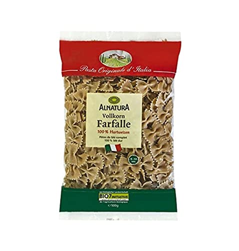 Alnatura Bio Vollkorn Farfalle, 500g (1er Pack) von Alnatura