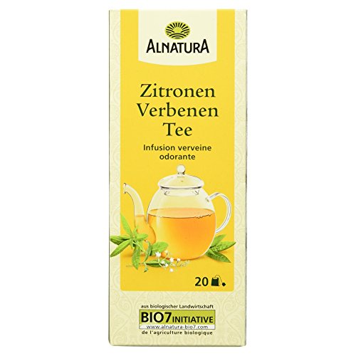 Alnatura Bio Zitronen Verbenen Tee, 20 Beutel, 6er Pack (6 x 30 g) von Alnatura