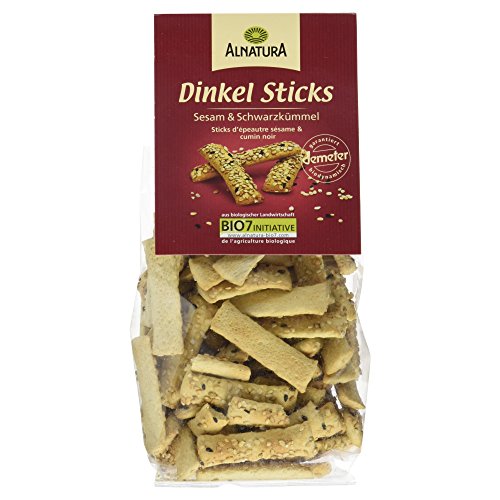 Alnatura Demeter Dinkelsticks Sesam & Schwarzkümmel, 150 g von Alnatura