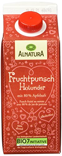 Alnatura Frucht Punsch Holunder, 6er Pack (6 x 750 ml) von Alnatura