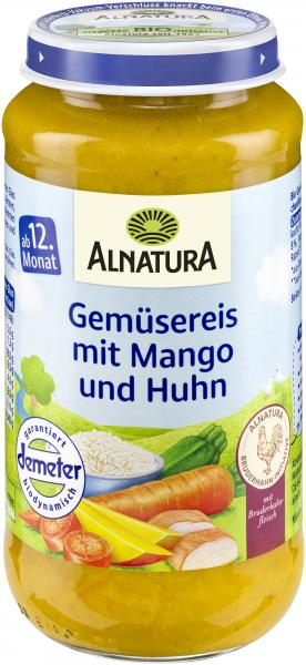 Alnatura Gemüsereis mit Mango und Huhn von Alnatura