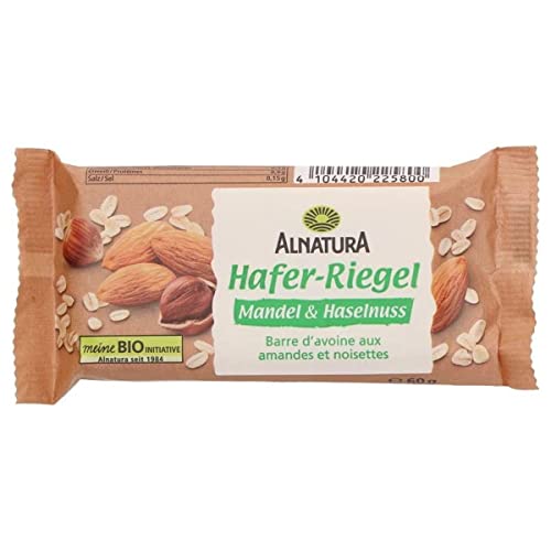 Alnatura Hafer-Riegel, Mandel & Haselnuss, 60 g von Alnatura