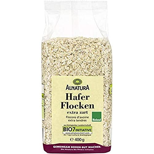 Alnatura Haferflocken extra zart, 1 x 400 g von Alnatura