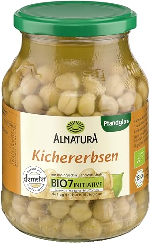 Alnatura Kichererbsen im Pfandglas, 500 g, Abtropfgewicht 320 g von Alnatura