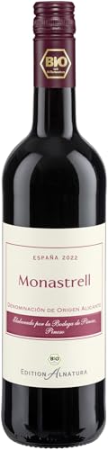 Alnatura Monastrell 0,75l, Bio-Rotwein aus Spanien 2022, trocken, vegan 6 x 0,75l von Alnatura