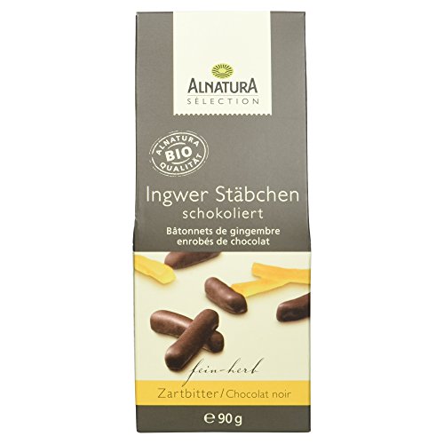 Alnatura Sélection Bio Ingwer Stäbchen schokoliert, 90g von Alnatura