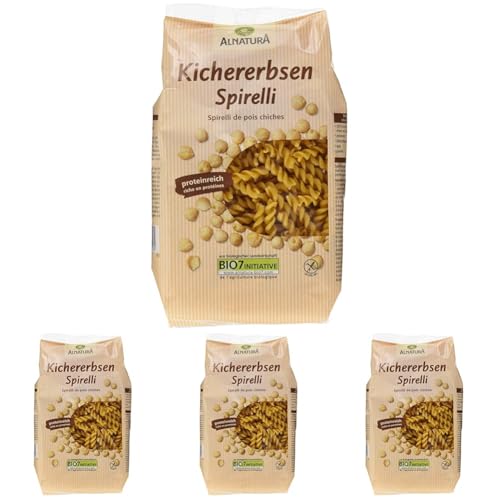 Alnatura Spirelli Kichererbsen, 250g (Packung mit 4) von Alnatura