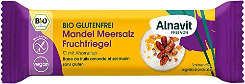 Alnavit Mandel Meersalz Fruchtriegel bio 40g von Alnavit