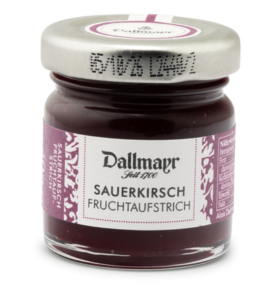 Sauerkirsch Fruchtaufstrich 40g Dallmayr von Alois Dallmayr KG