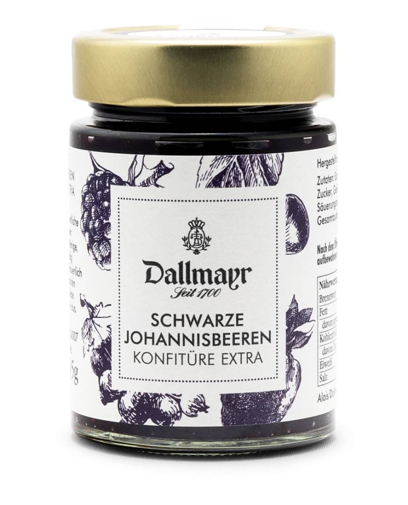 Schwarze Johannisbeerenkonfitüre extra Dallmayr von Alois Dallmayr KG