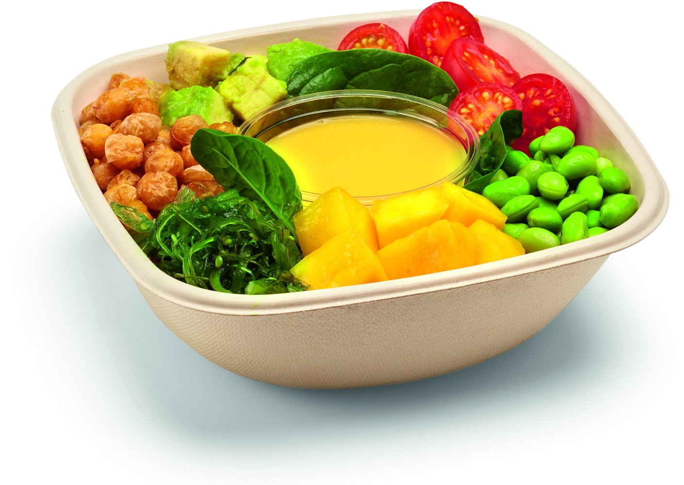 Vegane Bowl mit Passionsfruchtdressing von Alois Dallmayr KG