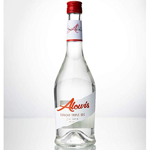 Alowis Curaçao Triple Sec likör aus verschiedenen Zitrusfrüchten spanischen Bitterorangen und süßen Orangen | 0.7 l / 36% Vol. von Alowis