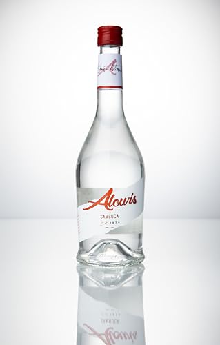 Alowis Sambuca hochwertiger Likör, hergestellt aus Stern-Anis aus dem Mittelmeerraum | 0.7 l / 38% Vol. von Alowis