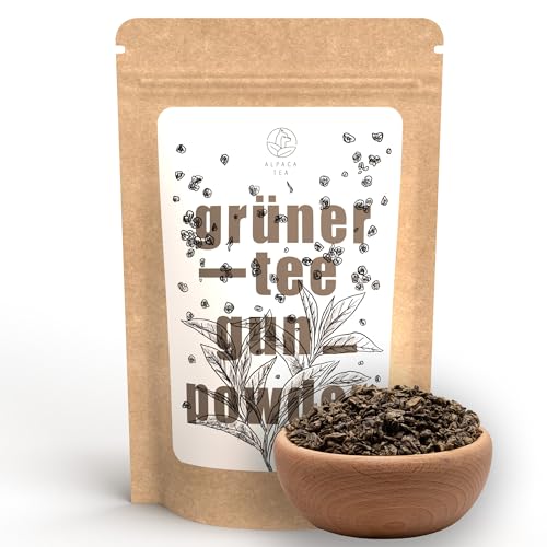 Alpaca Tea | China Gunpowder | chinesischer Grüntee | lose | wiederverschließbar (100, Gramm) von Alpaca Tea