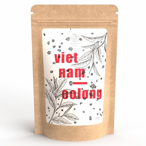 Alpaca Tea | Vietnam Oolong Four Seasons | loser Oolong Tee | wiederverschließbar 100g von Alpaca Tea