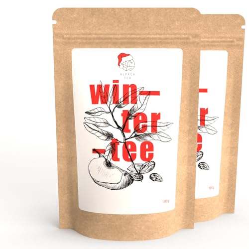 Alpaca Tea | Wintertee | lose Früchteteemischung für die kalten Monate | natürlich ohne Koffein | ebenfalls geeignet als Basis für Früchtepunsch und Glühwein (10x 100g, Wintertee Original) von Alpaca Tea