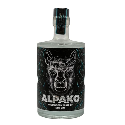 Alpako Gin | World Gin Award Gold ausgezeichnet | Traditionell destilliert in Deutschland | Drachenfrucht & Sternfruch, 43% Vol | 500ml Einzelflasche | 25 Botanicals | Handarbeit seit 1878 von Alpako Gin