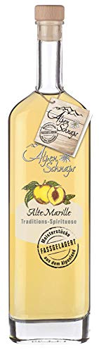 Alpenschnaps |Fasslagerung | 1 x 500ml | Marille | pures Alpenglück im Glas von Alpenschnaps