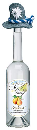 Alpenschnaps | Steinbeisser | 1 x 500ml | Williamsbirne | pures Alpenglück im Glas von Alpenschnaps