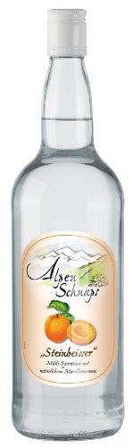 Alpenschnaps | Steinbeisser | 6 x 1l | Marille | pures Alpenglück im Glas von Alpenschnaps